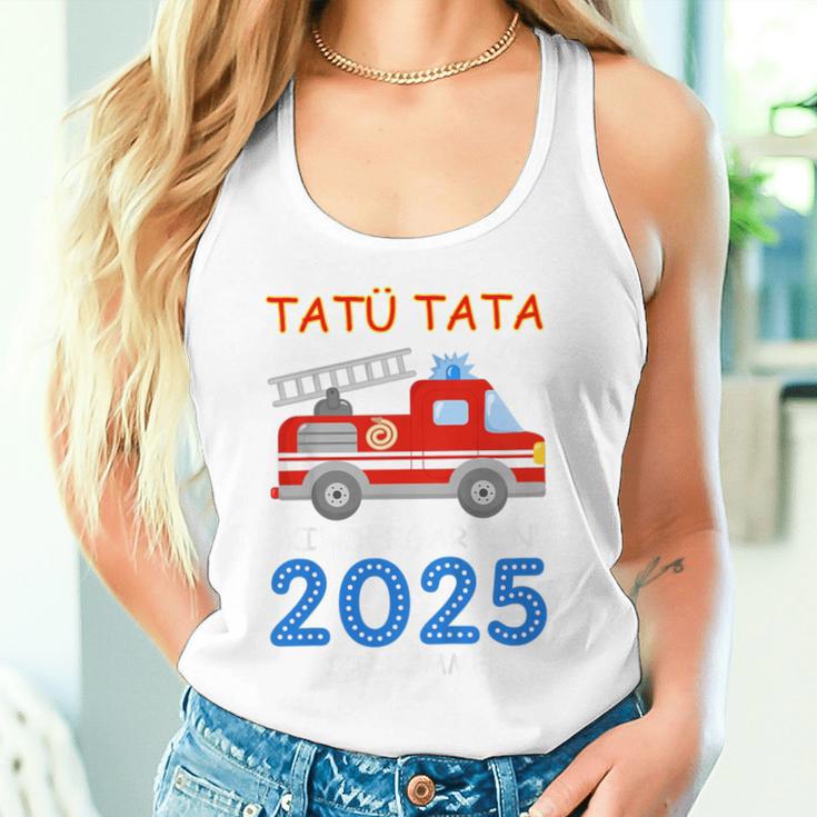 Kinder Feuerwehr Kindergarten 2025 Ich Komme Tatü Tata Kiga Kita Tank Top