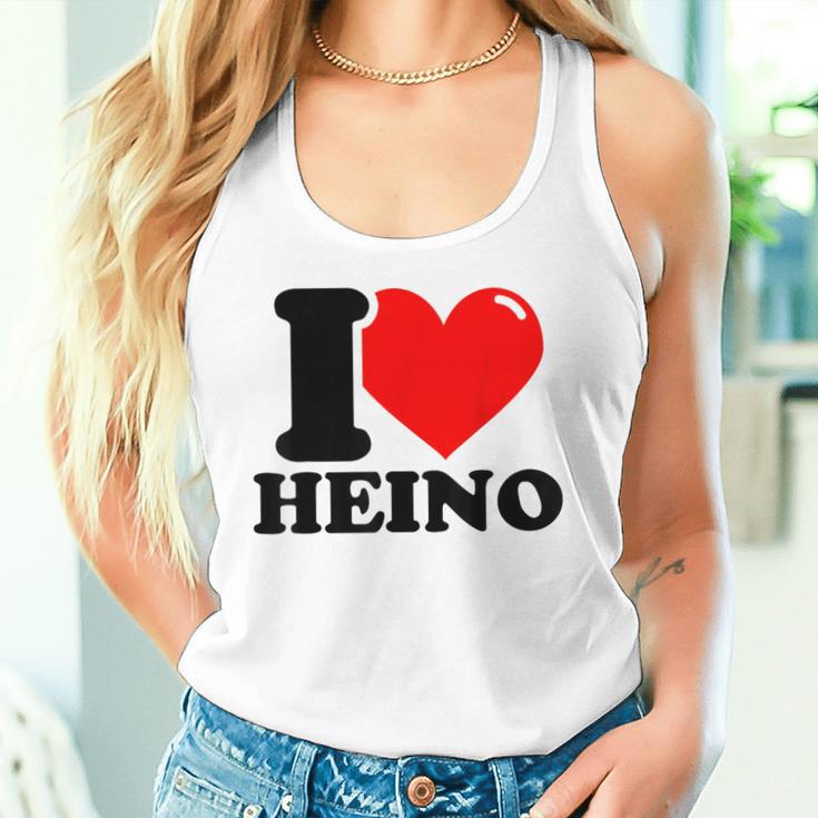 I Love Heino Gray Tank Top