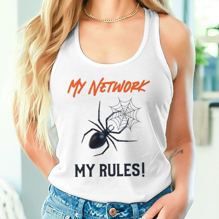 My Network My Rules Lustiges It Cyber Security Tank Top