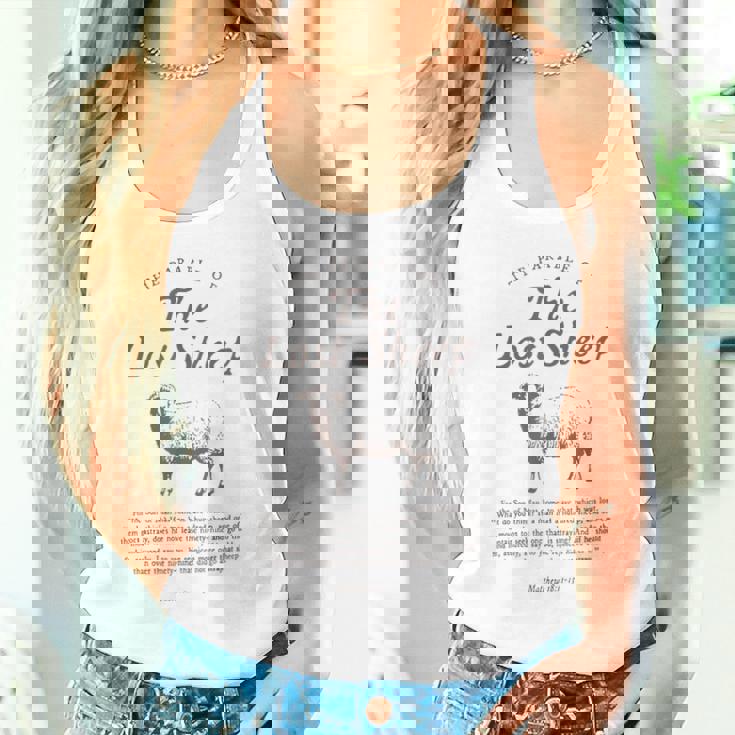 Parable Of The Lost Sheep Bible Verse Faith Based Worship Tank Top