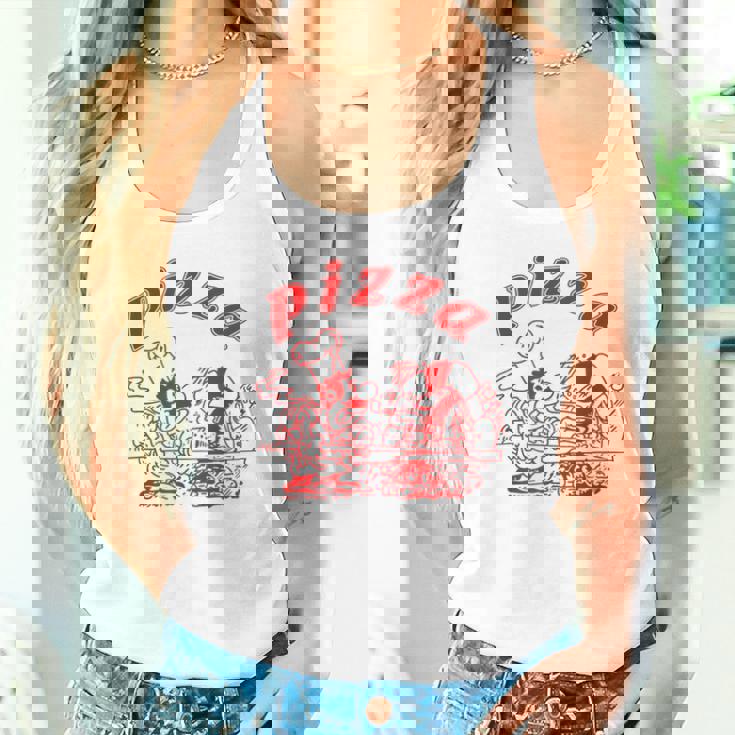 Pizza Liebe Pizzaschachtel Italiano Italien Fun Karton Pizza Tank Top