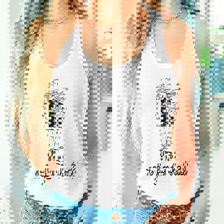 What Me Plan Ahead One Man Band Sketch Tank Top