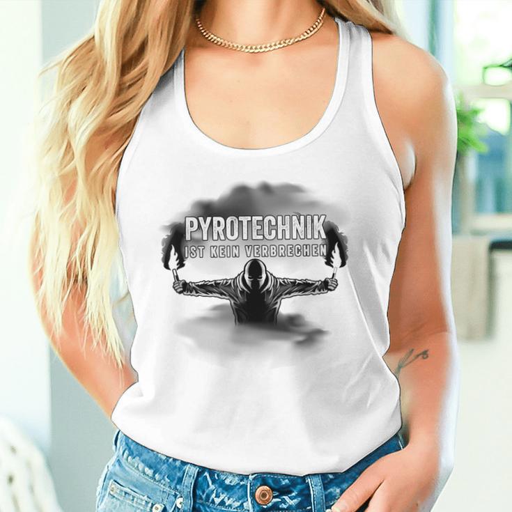 Pyrotechnik Ist Keinerrime Pyro Bengalo Blue Tank Top