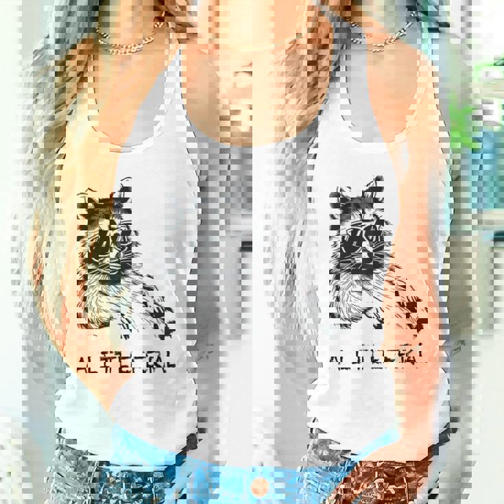 Raccoon Moon Tank Top – Unisex | Trash Panda Animal Design