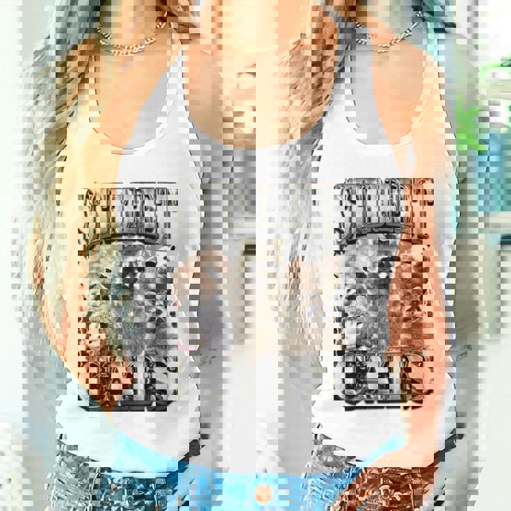 Raccoon Summer Tank Top - Retro Unhinged & Playful Vibes for All