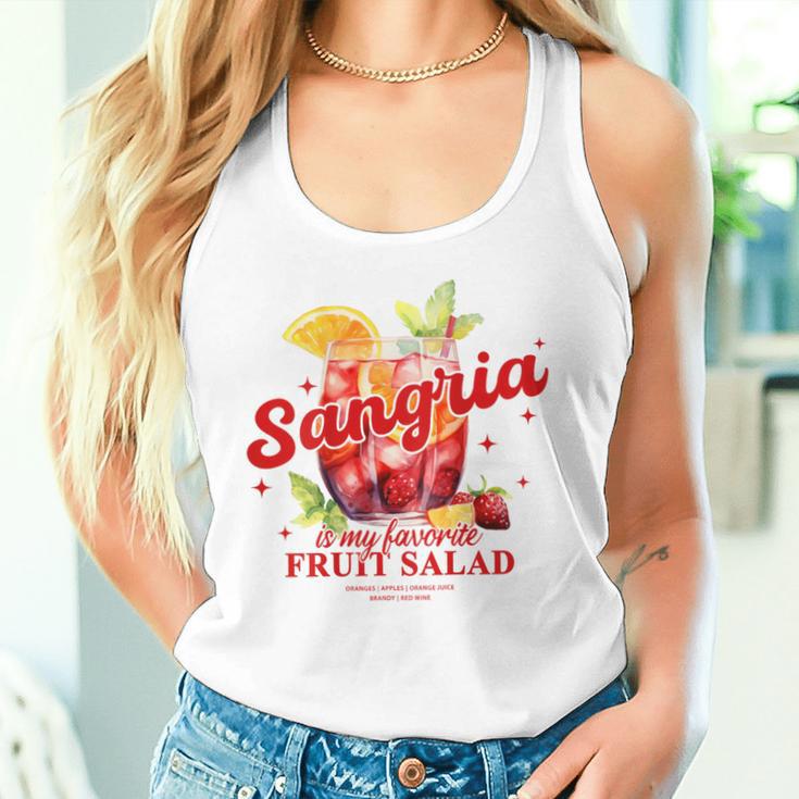 Sangria Is My Favorite Fruit Salad Party Tank Top