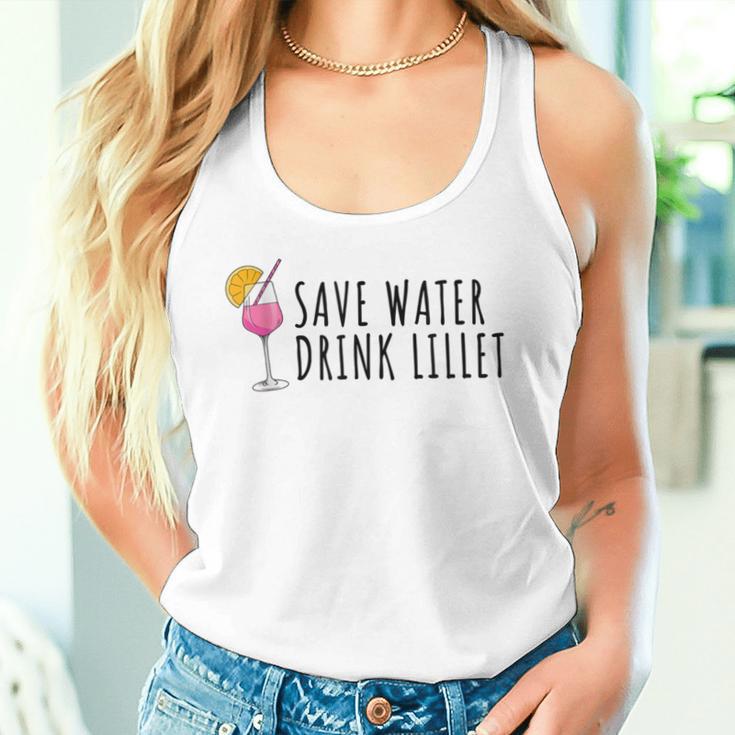 Save Water Drink Lillet Summer Alcohol Lillet S Tank Top