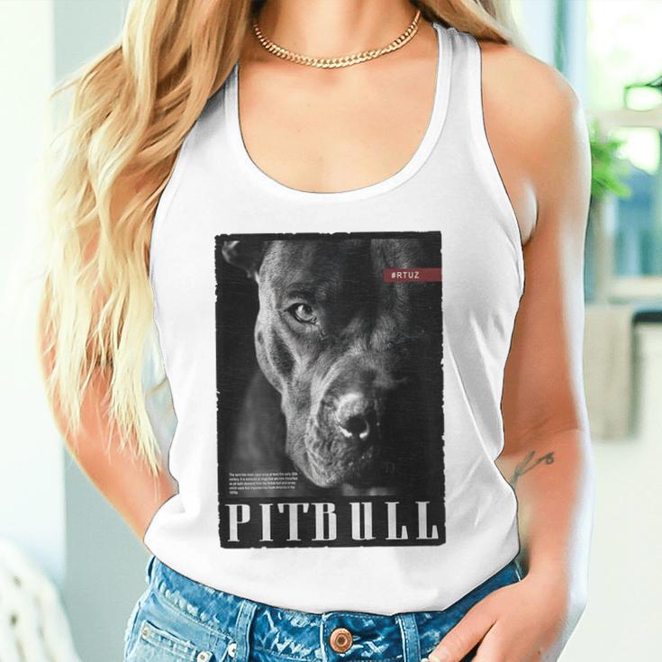 Wild Dog Terrier Bulldog Dog Owner Backprint Pitbull Tank Top