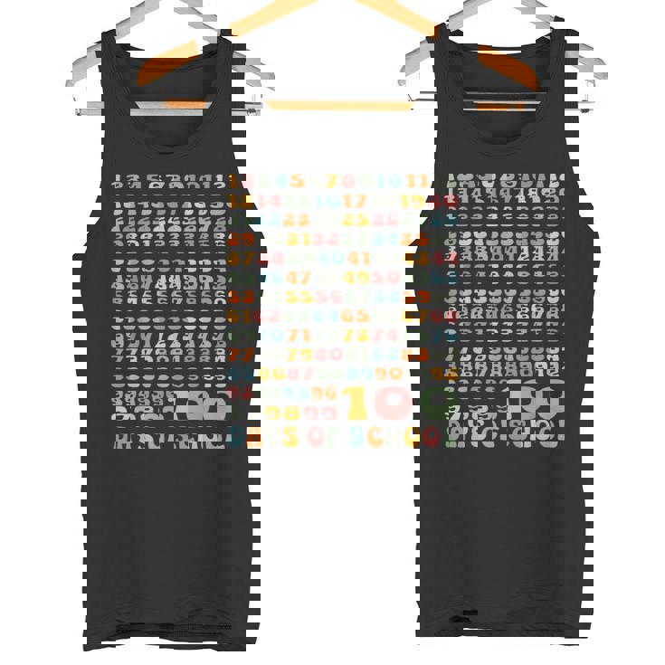 100 Days Math Numbers 100th Day Of School Teacher Kids Tank Top