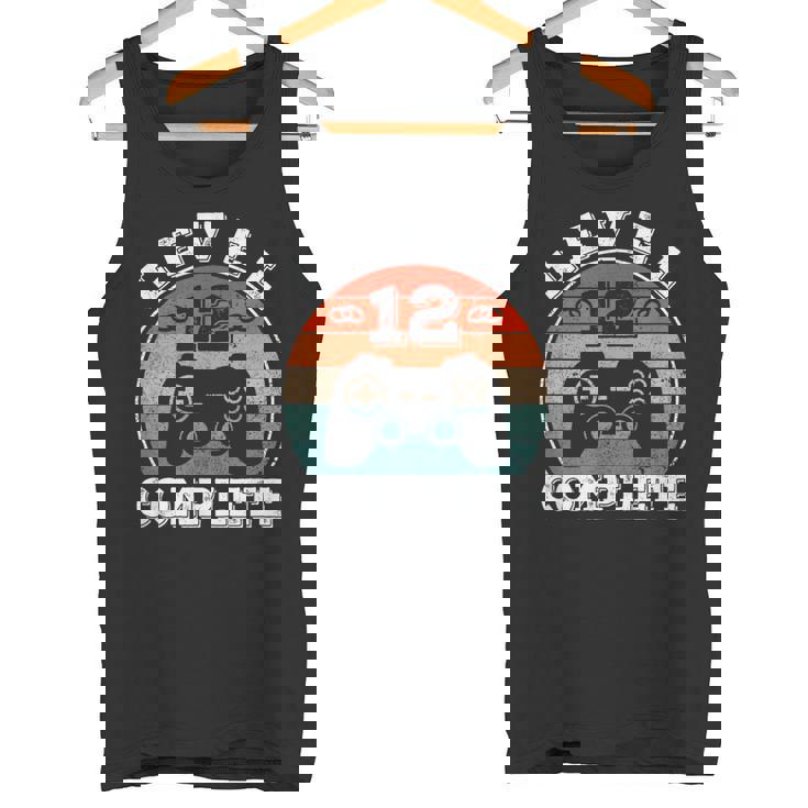 12 Años De Casados 12 Aniversario De Boda Hombre Matrimonio Camiseta sin mangas