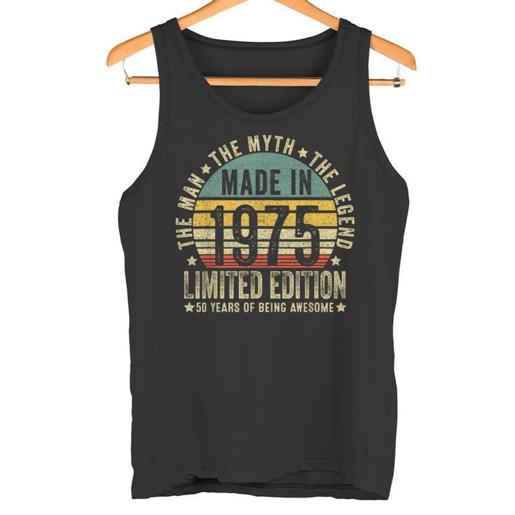 50 Year Oldintage 1975 Limited Edition 50Th Birthday Tank Top