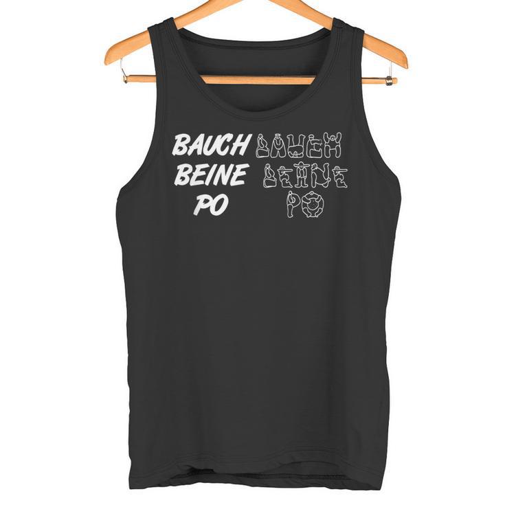 Abdominal Legs Buttocks Sports Gymnastics Gymnastics Tank Top