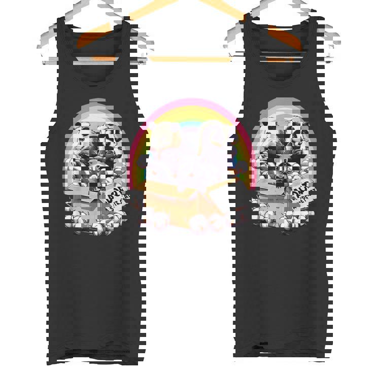 Adopt A Street Pet Vintage Tank Top | Cat, Opossum, Raccoon, Skunk
