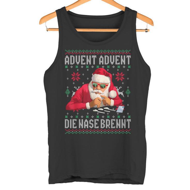 Advent Advent The Nose Burns X Xmas Christmas Santa Tank Top