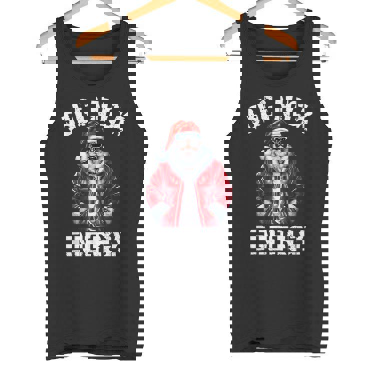 African American Santa Claus Christmas Big Nick Energy Tank Top
