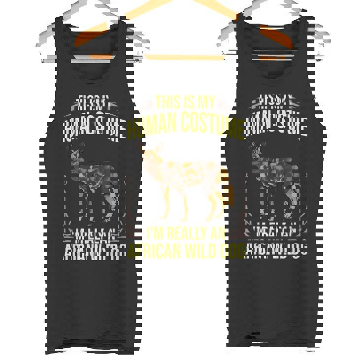 African Wild Dog African Painted Dog Pup Tank Top