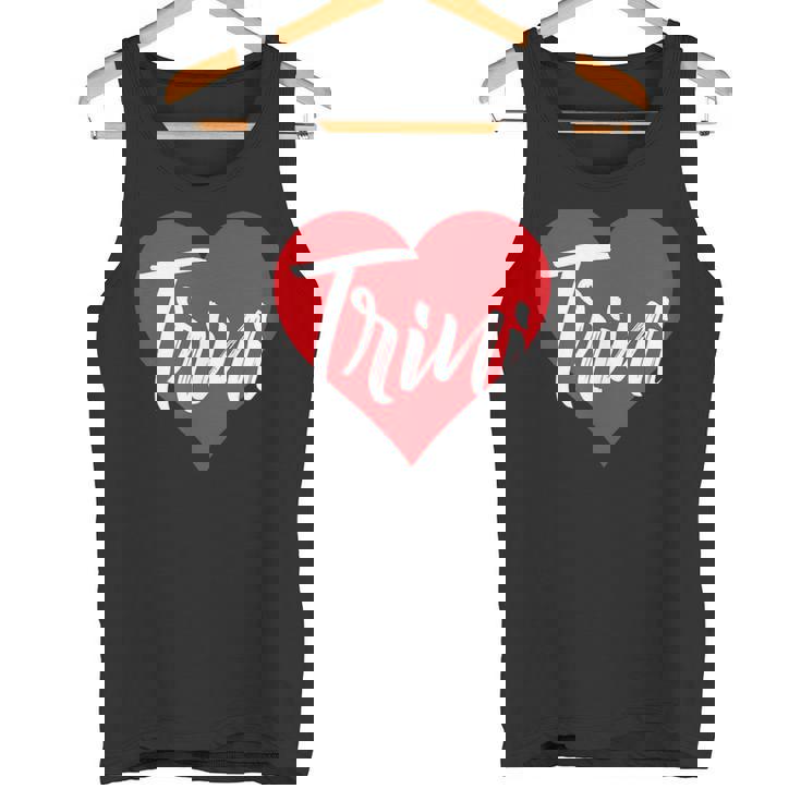 Amo A Trini Primer Nombre Yo Corazón Camiseta sin mangas