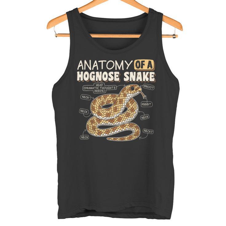 Anatomy Of A Hognose Snake Reptile Lover Tank Top