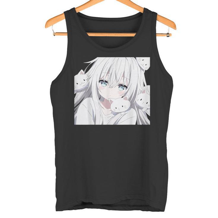 Anime And Cat Lovers For N Manga Kawaii Otaku Geek Tank Top