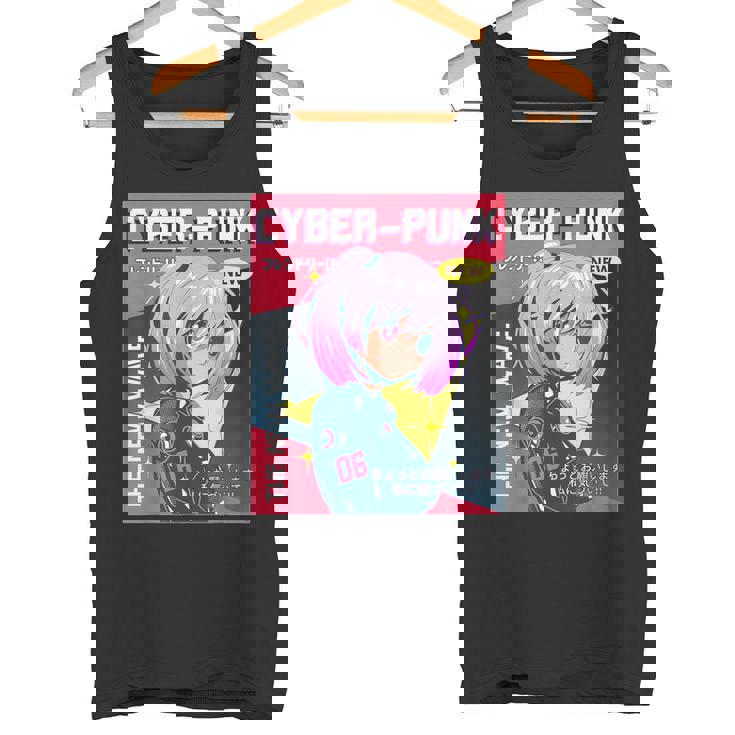 Anime Japonés Cyberpunk Cyberpunk Camiseta sin mangas