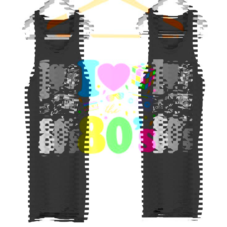 Años 80 I Love The 80S Intage Retro Sin Mangas Camiseta sin mangas