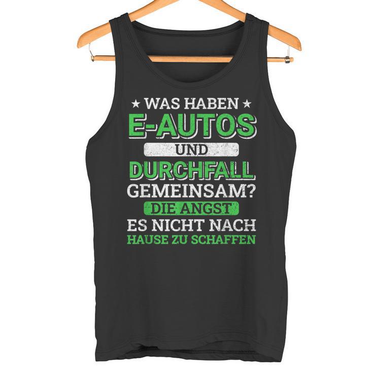 Anti Electric Car Burning Electric Car Opponent Tank Top