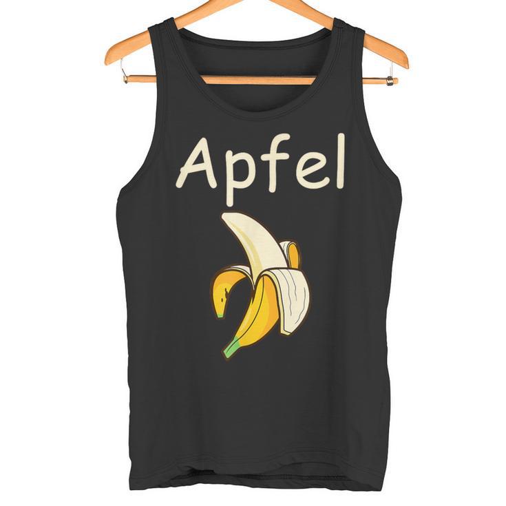 Apfel Banane Scherz Unsinn Tank Top