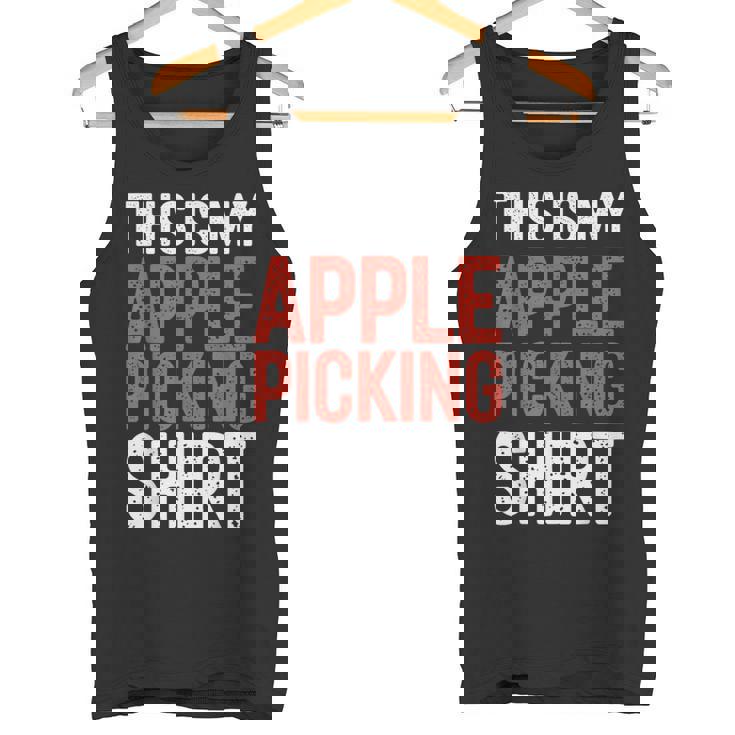 This Is My Apple Picking Shirt Harvest Festival Tank Top