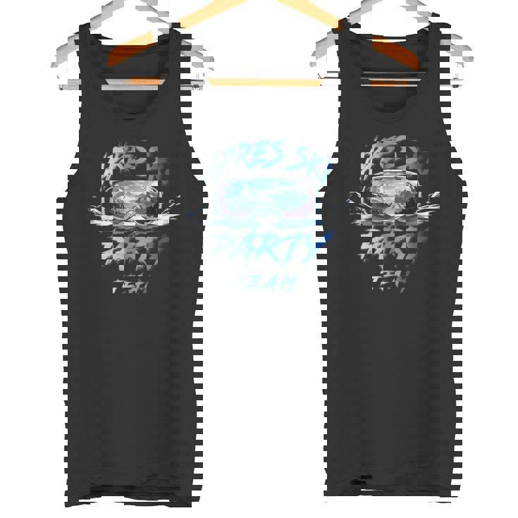 Apres Ski Party Team Lustges Huts Party Holiday Outfit Tank Top