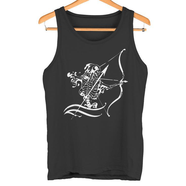 Archery Archery Skeleton Arrow Tank Top