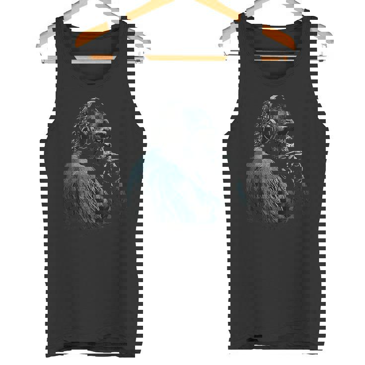 Arte Musical De Gorila Arte De Mono Animal Camiseta sin mangas