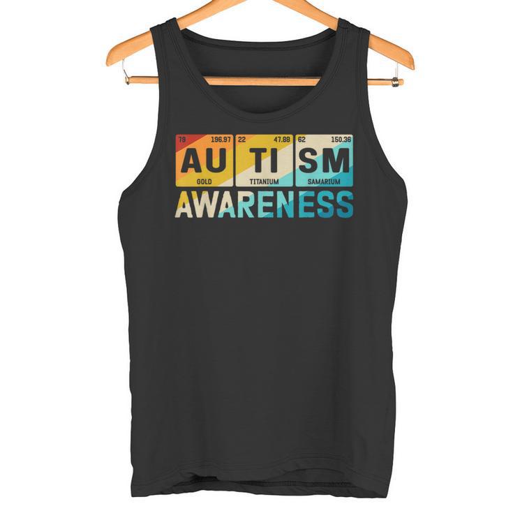 Autism Awareness Periodic Table Camiseta sin mangas