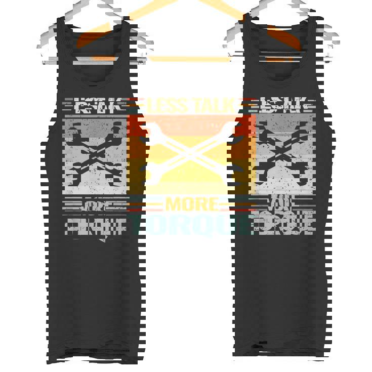Auto Mechanic Car Mechanic Torque Engineer Funny Quote Retro Tank Top