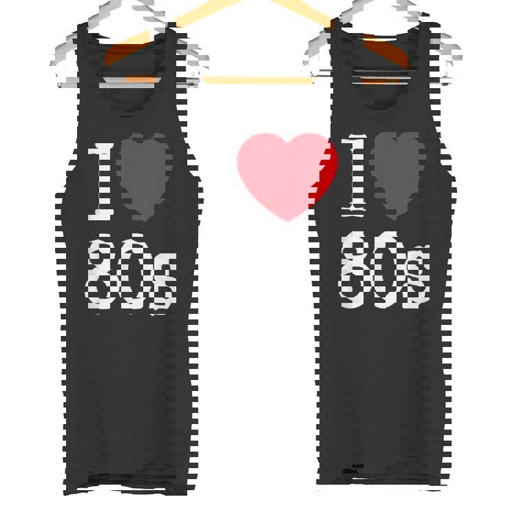 Back To 80'S Intage Retro I Love 80'S Graphic Camiseta sin mangas