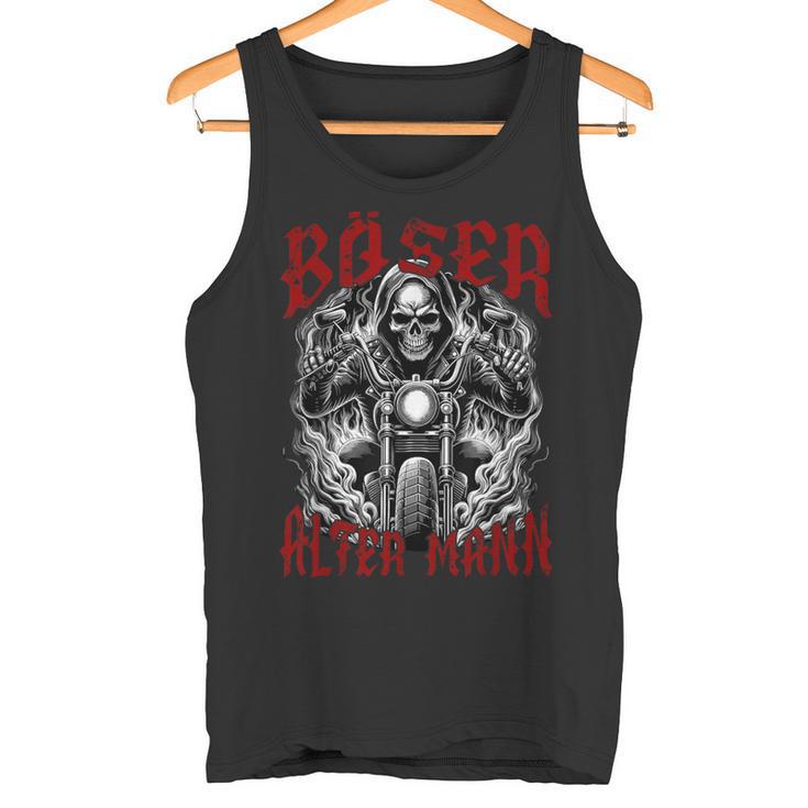 Bad Old Man Motorcycle Rider Biker Tank Top