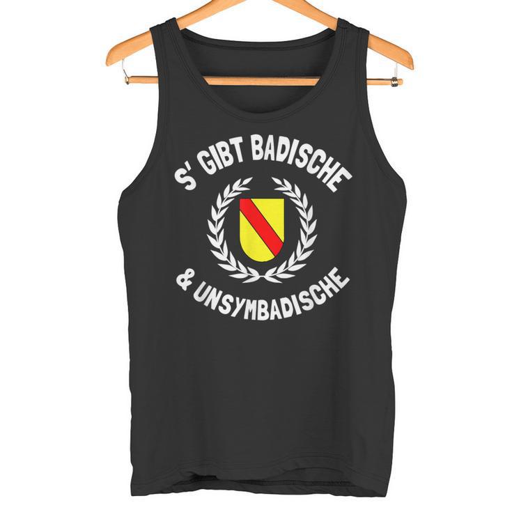 Baden Badener Badner Dialect Badischer Spruch Tank Top