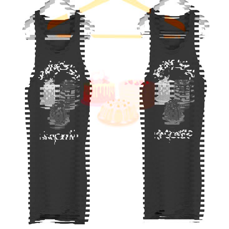 Baking Cakes Is My Cardio Cake Baking Tank Top