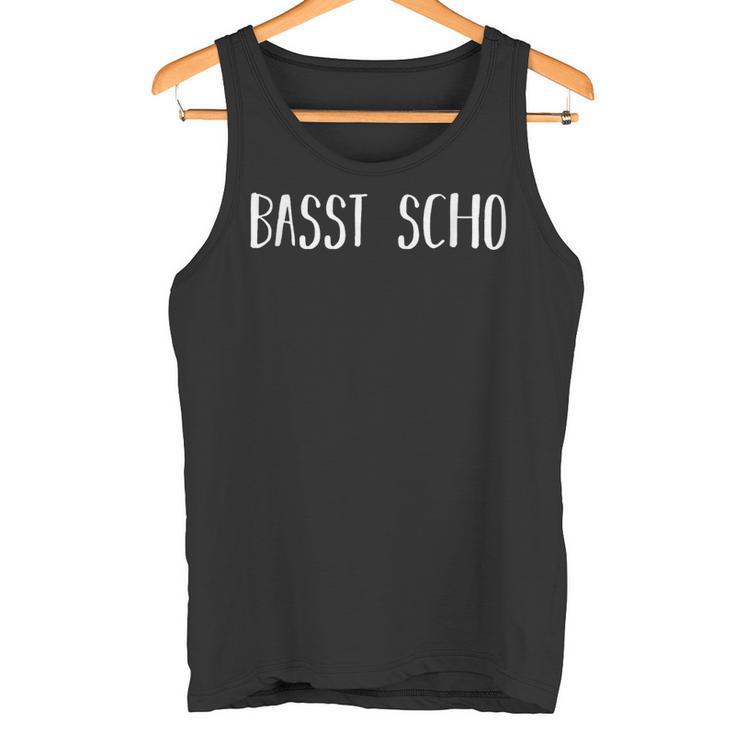 Basst Scho Oktoberfest Bavarian Sayings Tank Top