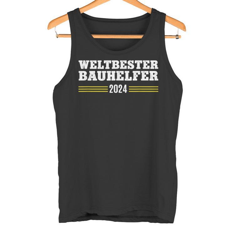 Bauhelfer 2024 Thank You Construction Worker Construction Craftsman Construction Site Tank Top