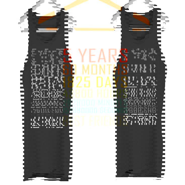 Best Friends Vintage 5 Years Friendship Anniversary Tank Top