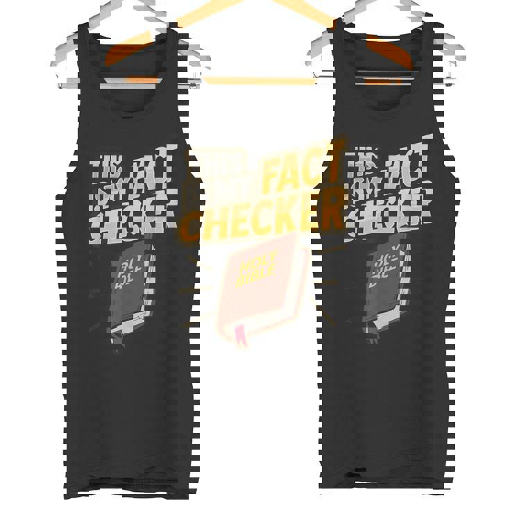 Biblicial Bible Fact Checker For a Bible Student Tank Top