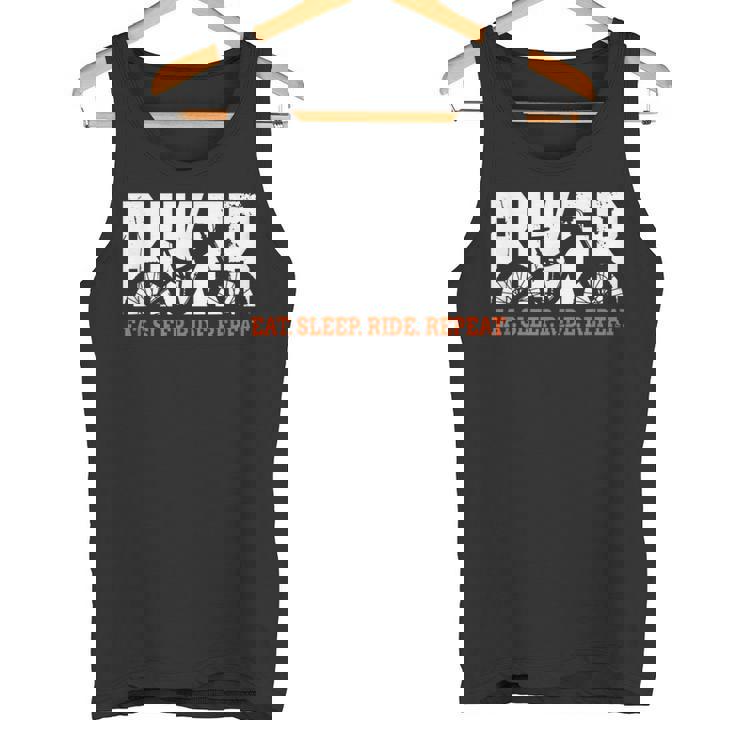 Biker Eat Sleep Ride Repeat Mountainbike Bicicleta Mtb Camiseta sin mangas