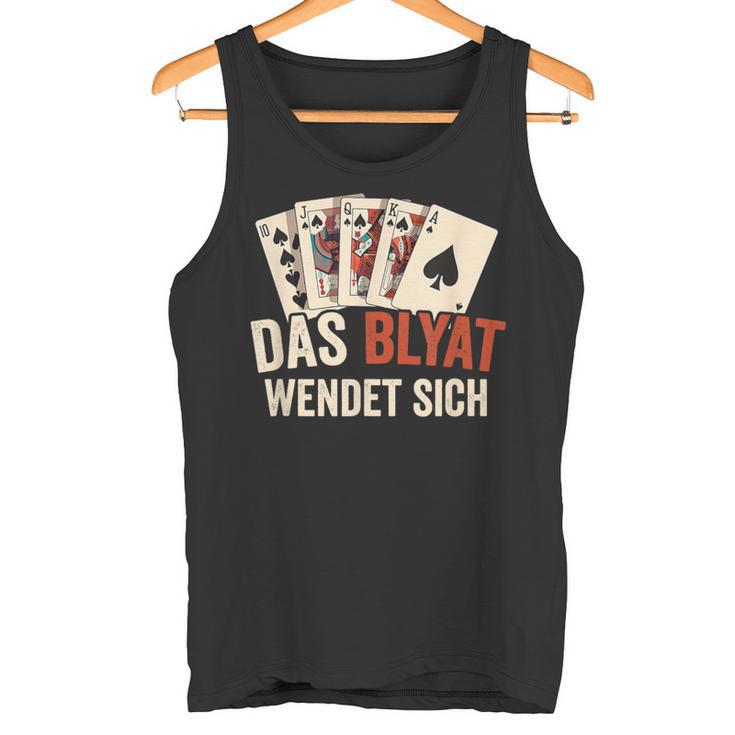 The Blyat Turns Russia Poker Cards Tank Top