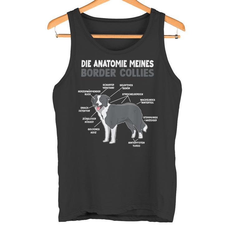 Border Collie Anatomie Collie Dog Holder S Tank Top