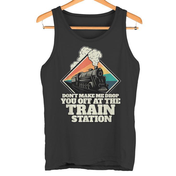 Bring Him Zum Bahnhof Train Yellowstone Tank Top