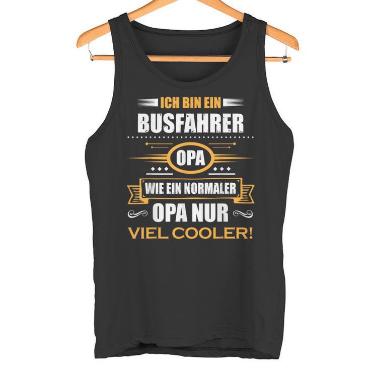 Bus Driver Grandpa Tank Top