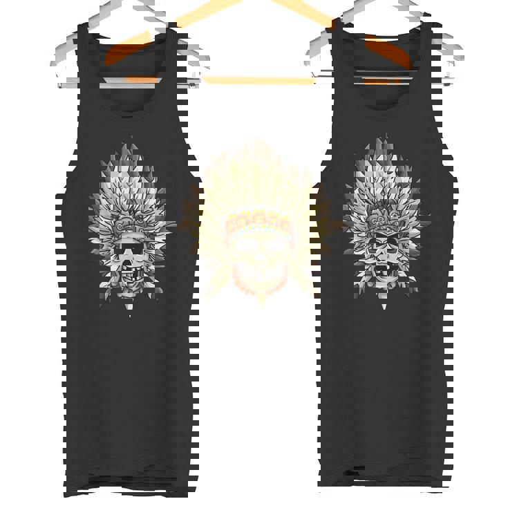 Calavera Infantil Indio Infantil Camiseta sin mangas