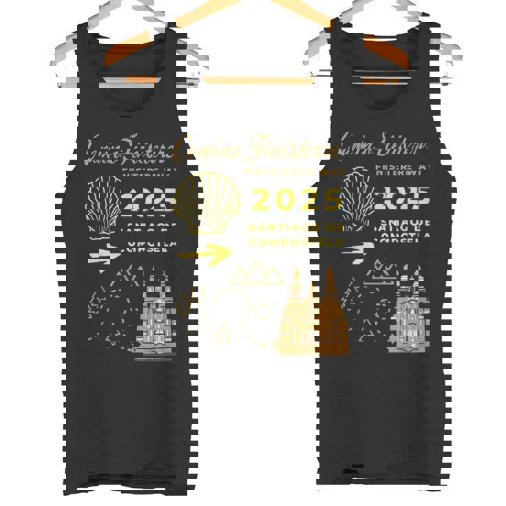 Camino Finisterre 2025 Santiago De Compostela Camiseta sin mangas
