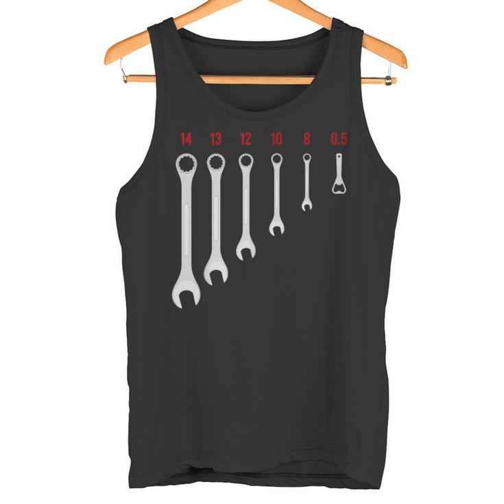 Car Mechanic Wrench Tool Tank Top