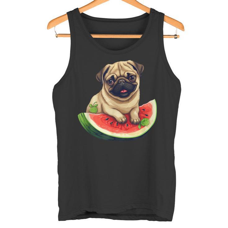Carlin Rouge Pastèque Fruits D'été Canine Débardeur e